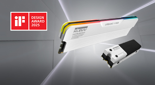 KLEVV RAM & SSD Honored with Two iF Design Award 2025