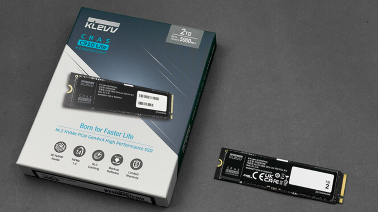 採購 Gen4 SSD 正對時－KLEVV CRAS C910 Lite SSD 高速大容量遊戲碟