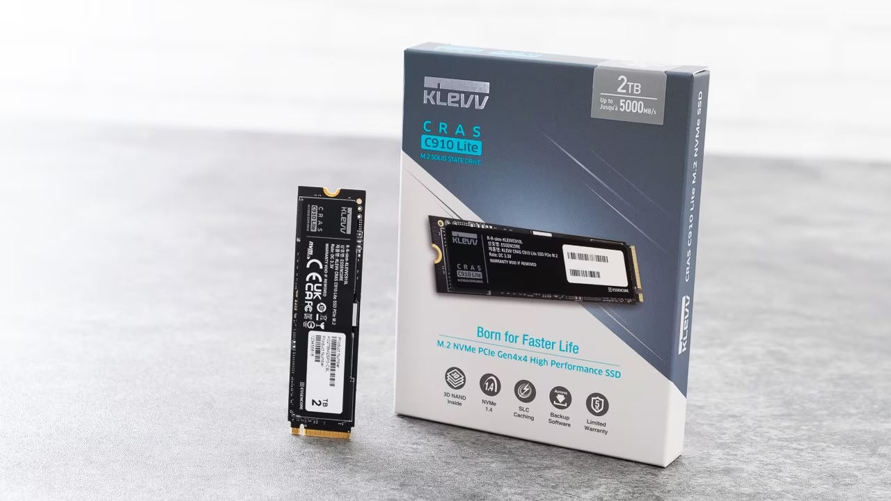 PCIe 4.0入門新星，遊戲玩家好選擇－KLEVV CRAS C910 Lite SSD評測