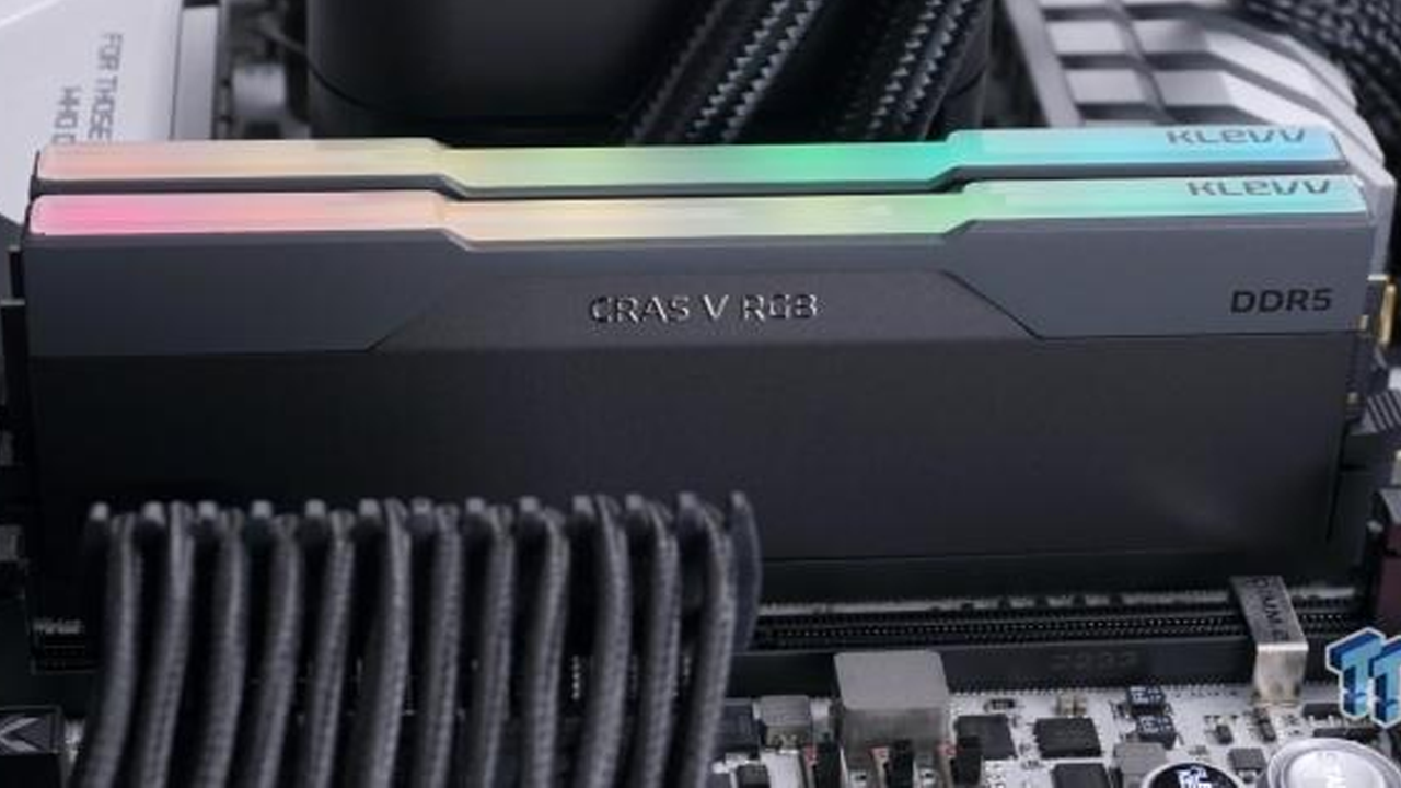 KLEVV CRAS V RGB DDR5-8000 32GB Dual-Channel Memory Kit Review