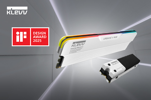 KLEVV URBANE V RGB 与 GENUINE G560 双双获颁 2025 德国 iF 设计大奖
