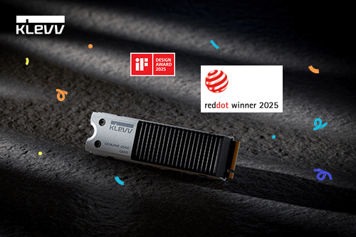 KLEVV GENUINE G560 再度获得 2025 德国红点产品设计奖